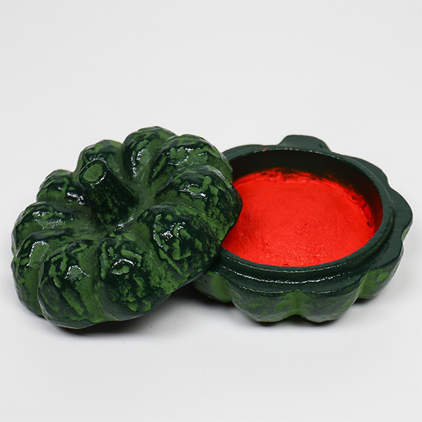 【岩戶鑄工所】南瓜 朱肉印泥盒