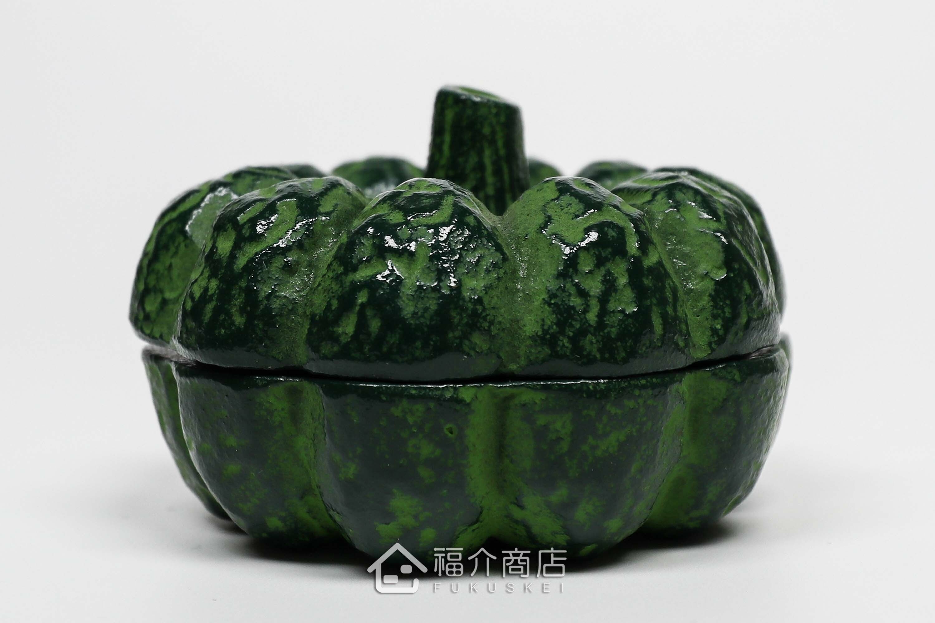 南瓜造型的朱紅色印泥盒