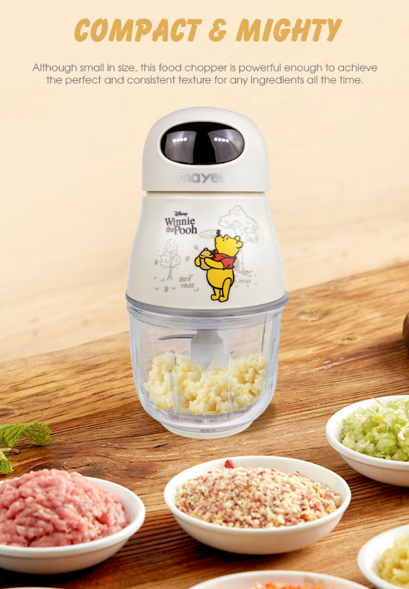 Disney x Mayer Rechargeable USB Food Chopper - Winnie the Pooh MMFC300