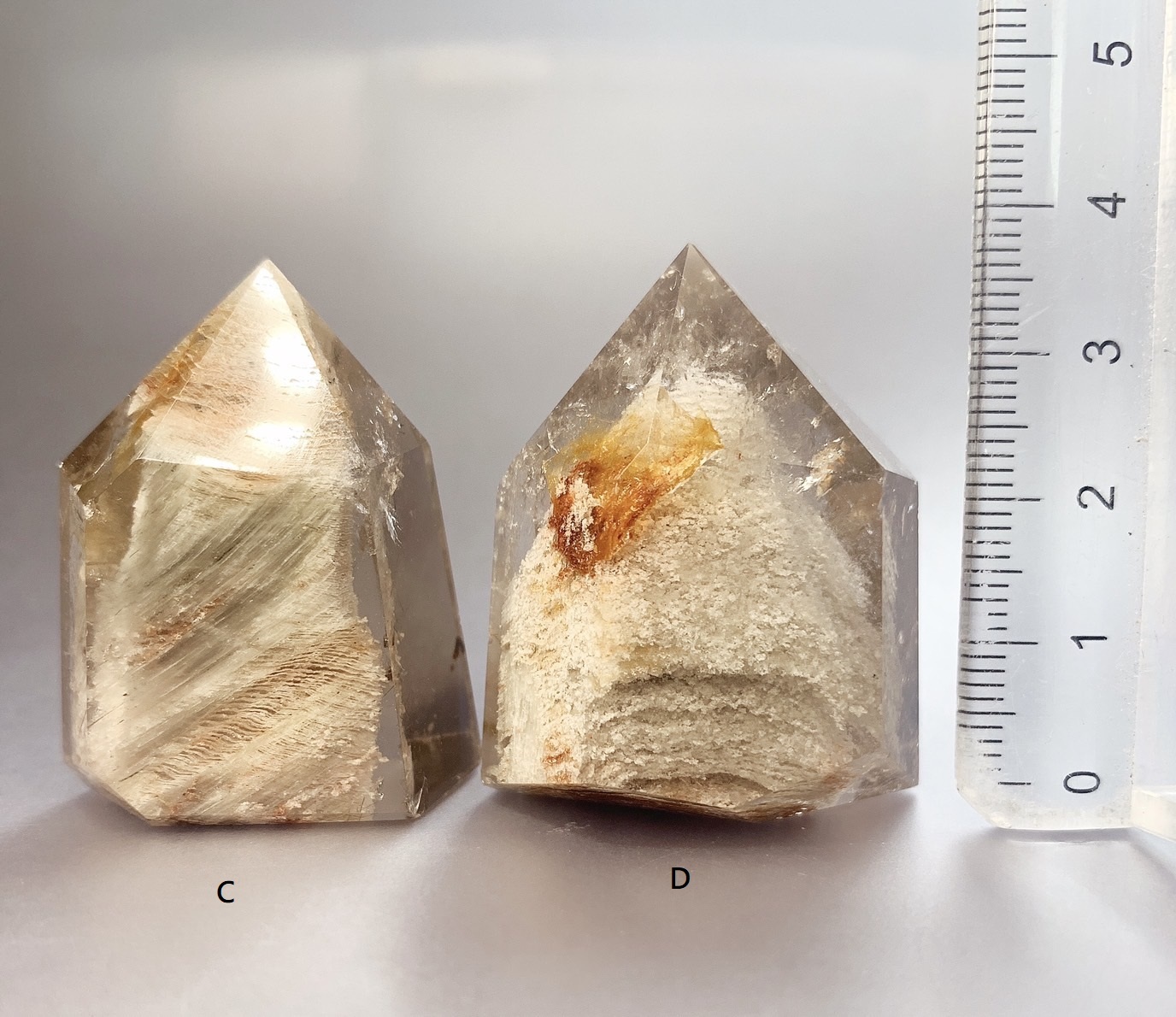 高品質高透體迷你小水晶柱丨超淨體白幽清除 淨化