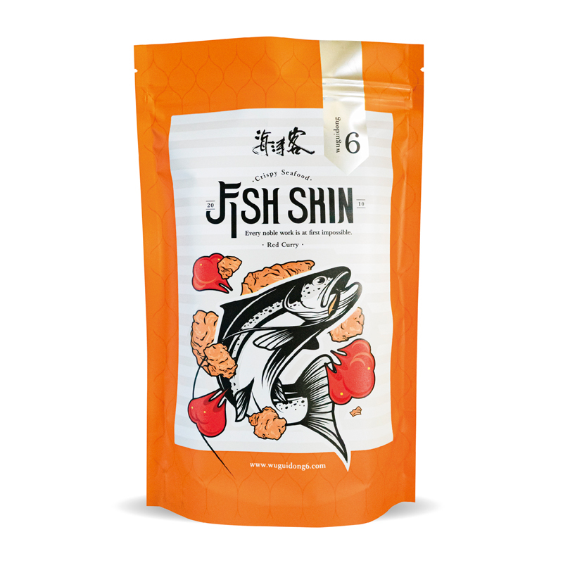 【海濤客】紅咖哩魚皮