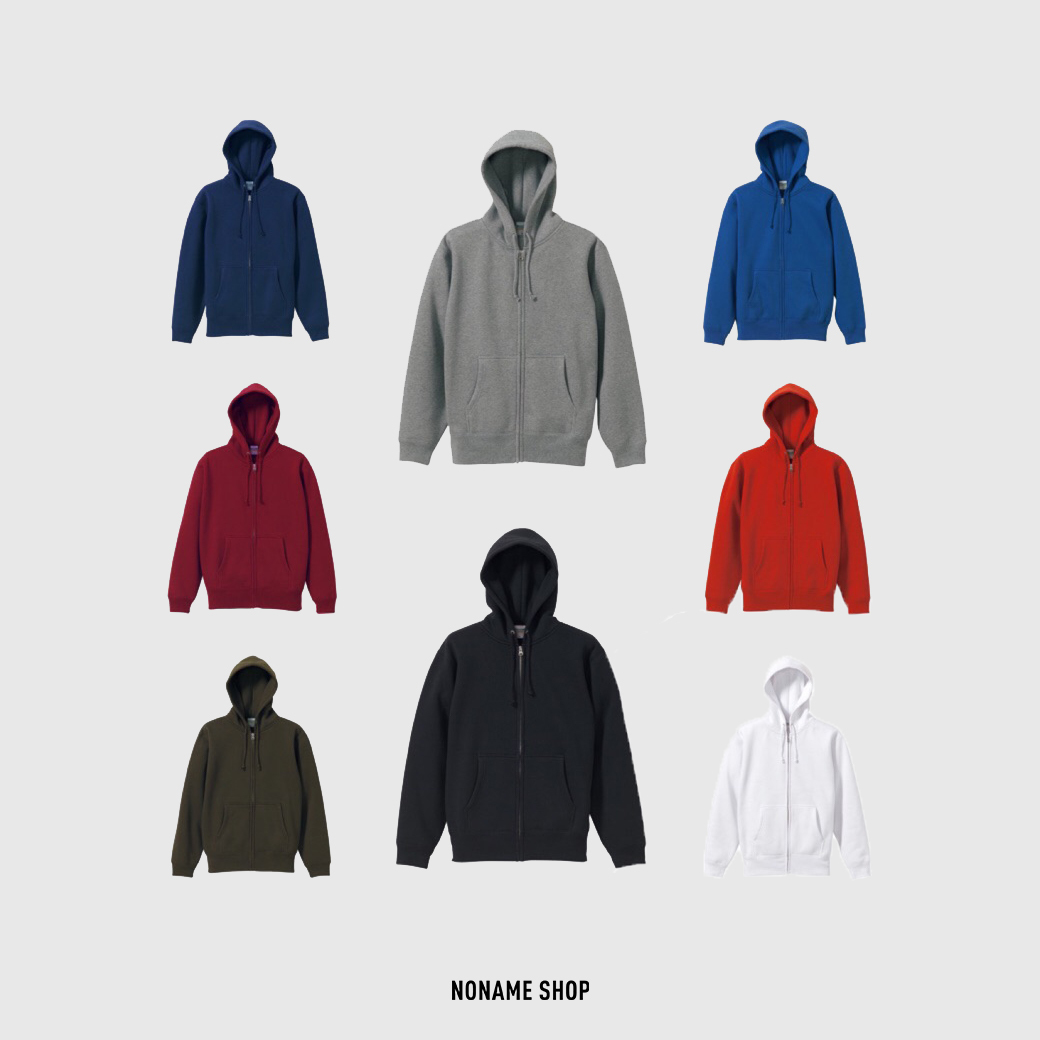 United Athle UA 10.0oz 日本 厚磅 素色 連帽  拉鍊 外套 十色 (男款)