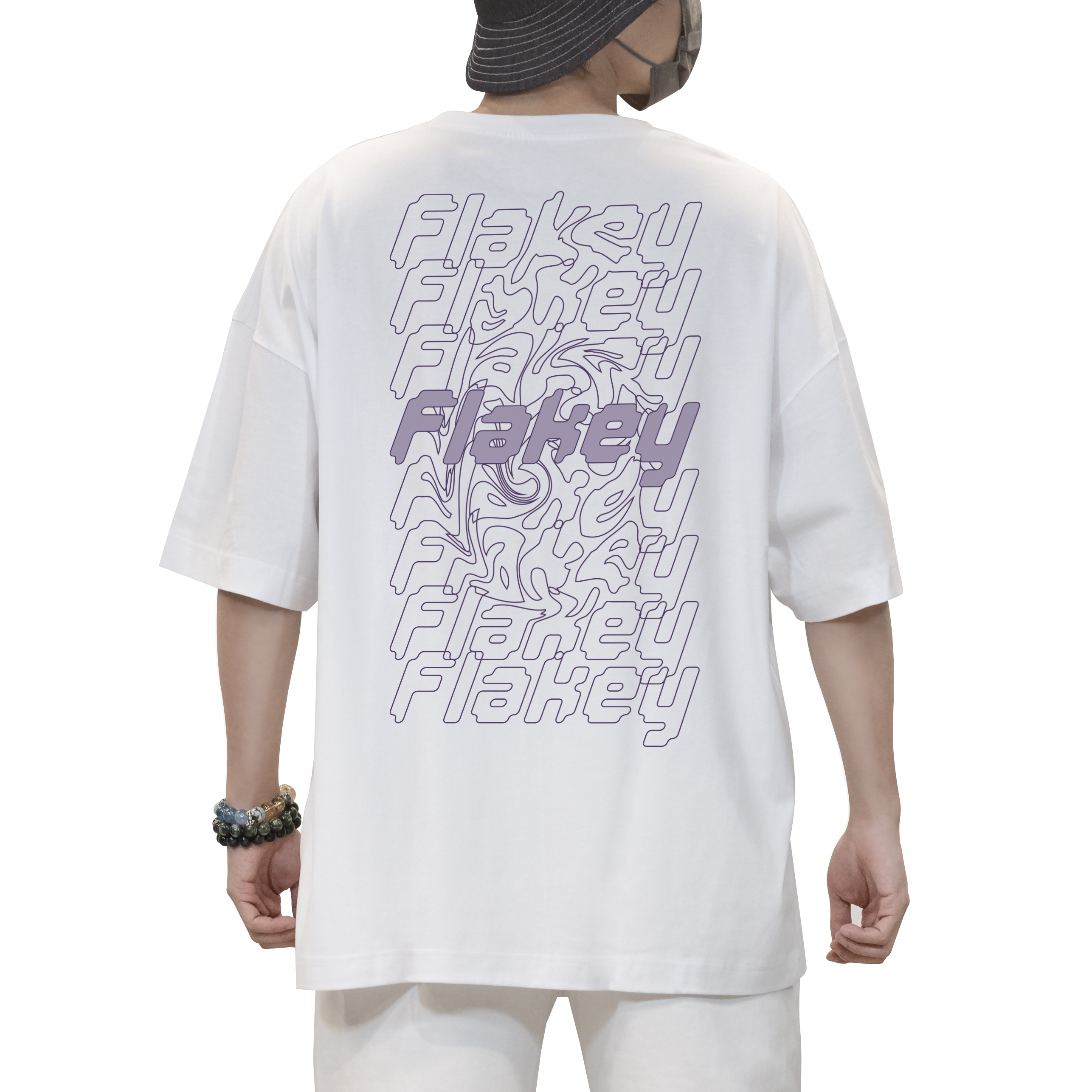 ON THE WAY Tee ( 白 : Oversize )