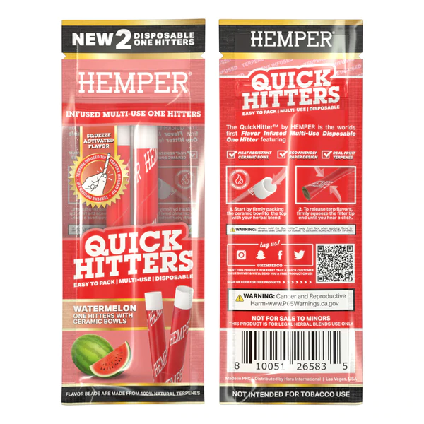 DISPOSABLE ONE HITTER BY HEMPER