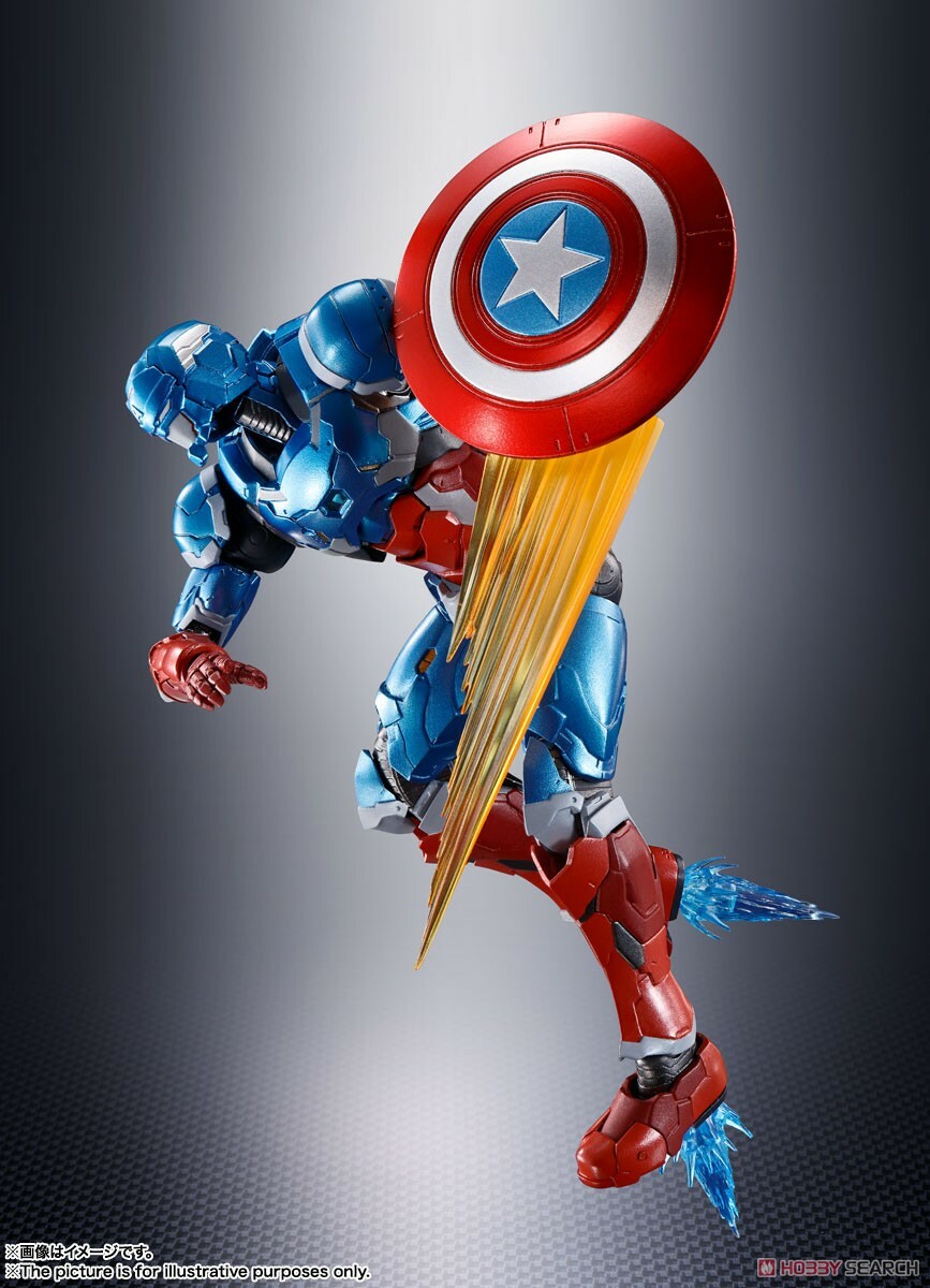 S.H.Figuarts SHF 代理版 S.H.F 美國隊長（TECH-ON AVENGERS）