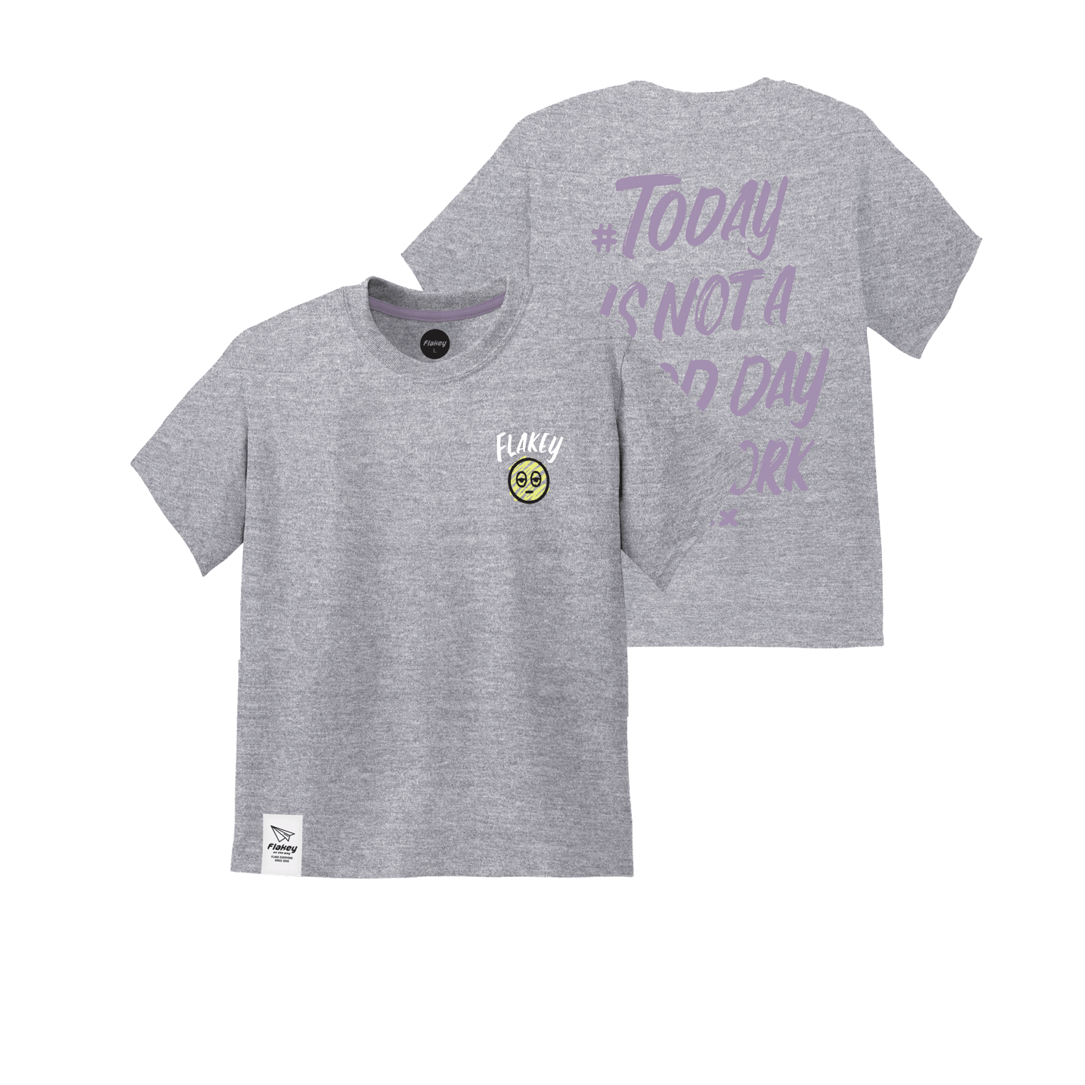 NOT A GOOD DAY Tee ( 灰 : Kids Size 120 -140 )