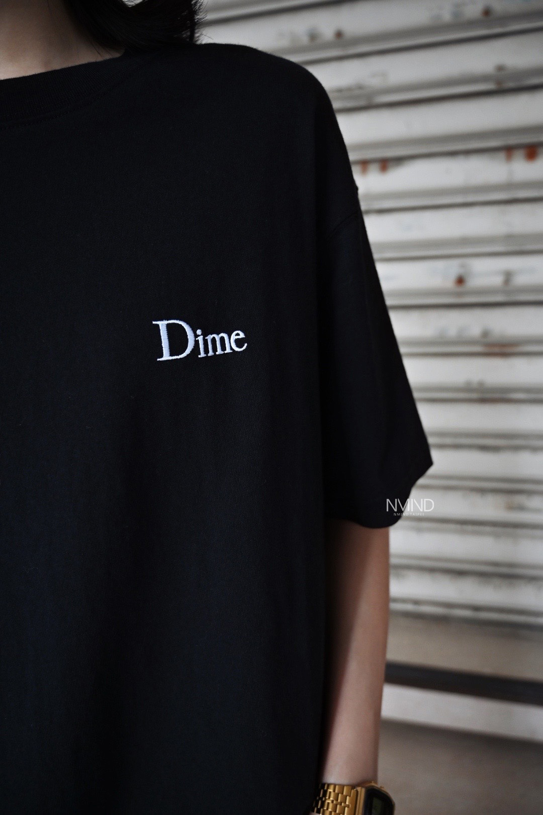 <快速出貨> DIME小標短T 黑色/燕麥