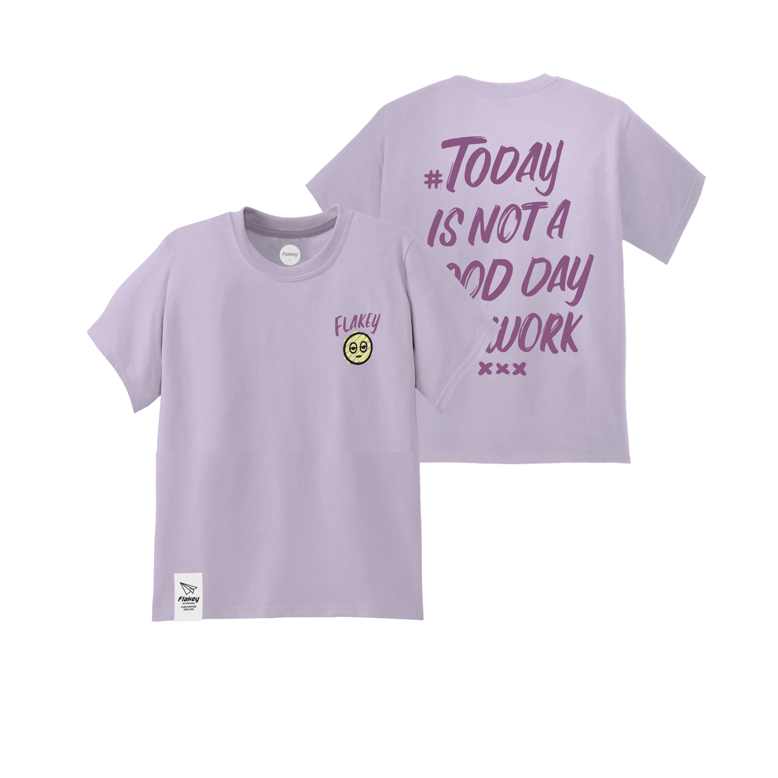 NOT A GOOD DAY Tee ( 紫 : Kids Size 120 -140 )