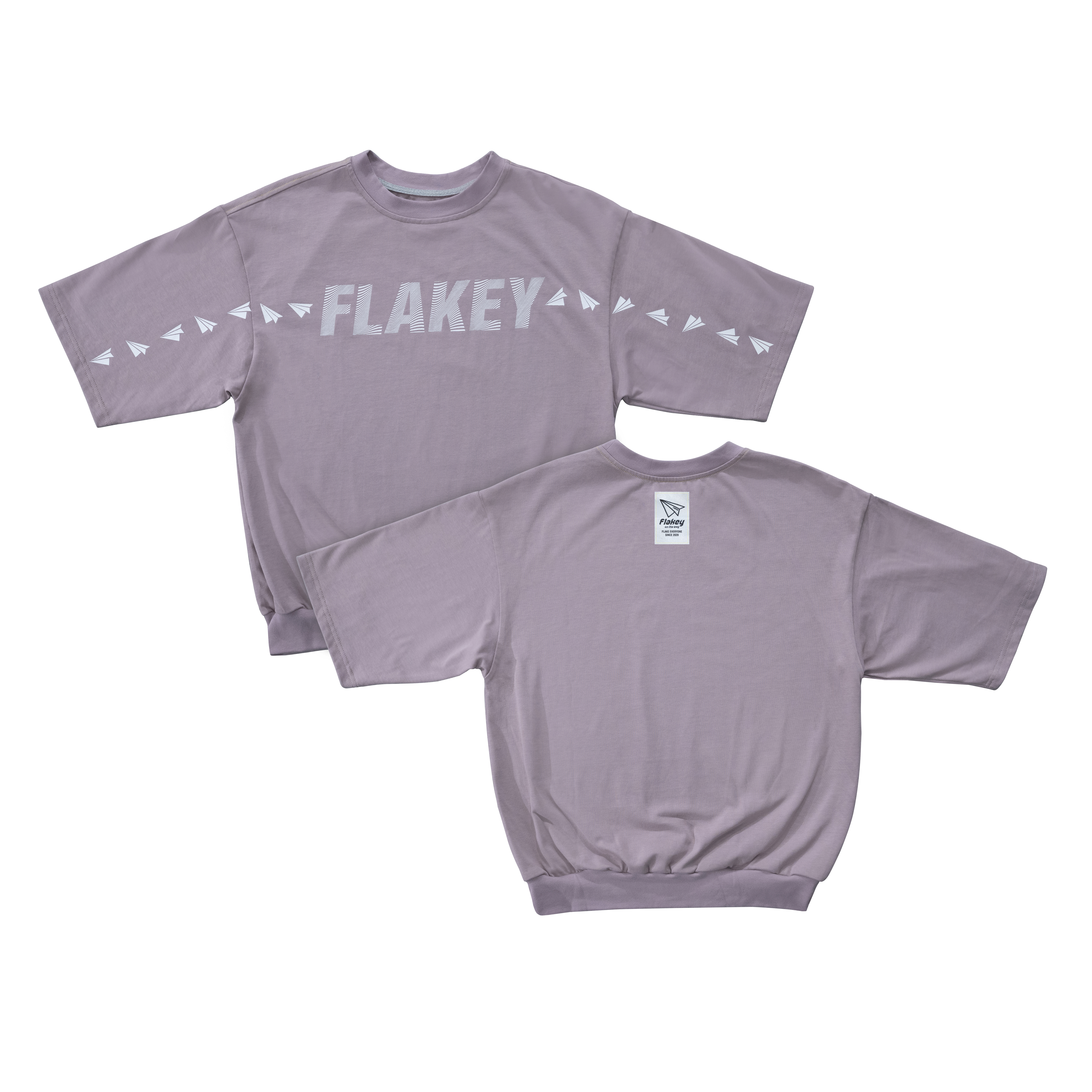 FLAKE ON YOU Tee ( 紫 : 寬鬆束腳剪裁 )