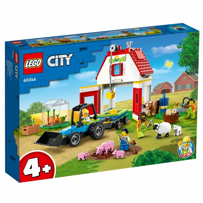 [飛米樂高積木磚賣店] LEGO 60346 City-穀倉和農場動物(6/1開賣)