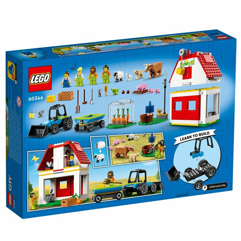 [飛米樂高積木磚賣店] LEGO 60346 City-穀倉和農場動物(6/1開賣)