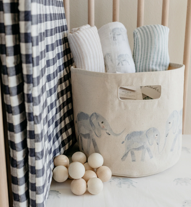 Pehr│Pehr-Follow Me Pint大象收納籃．Elephant