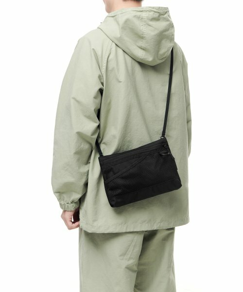 Snow Peak 雪諾必克 Everyday Use 尼龍 網眼 側背包 黑色  AC-21AU417BK