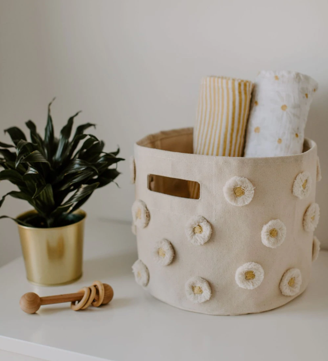 Pehr│Pom Pom Storage雛菊絨球收納籃．Daisy