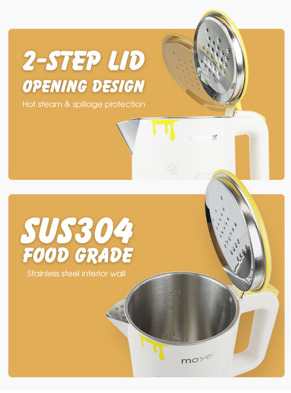 Disney x Mayer Everyday with Pooh Collection 1.8L Electric Kettle MMEK1800-PH