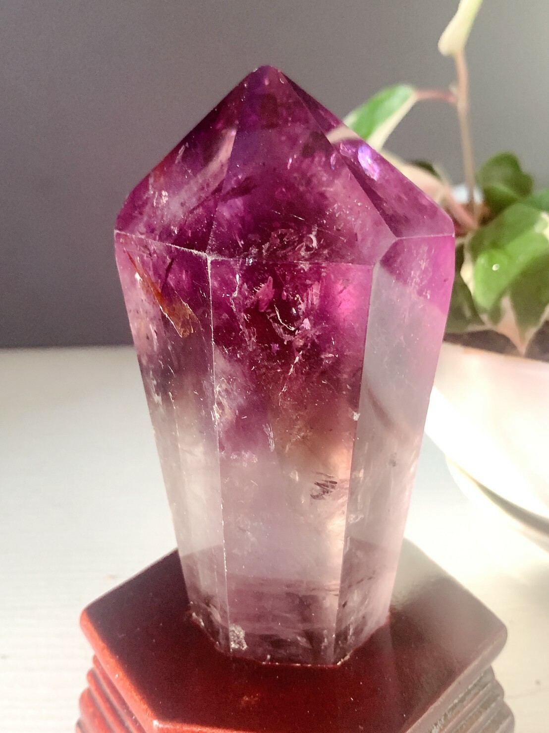 紫水晶權杖骨幹 03大柱丨智慧創意記憶力｜二月