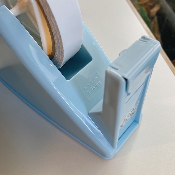 粉藍 桌上型膠台 安全膠台 ｜日本KOKUYO
