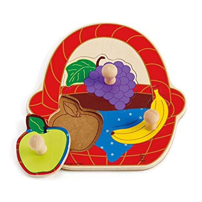 Hape Fruit Basket Peg Puzzle, E1306