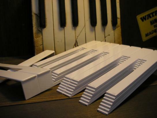 日本進口 渡邊商店 #5128K 白鍵皮 適KAWAI