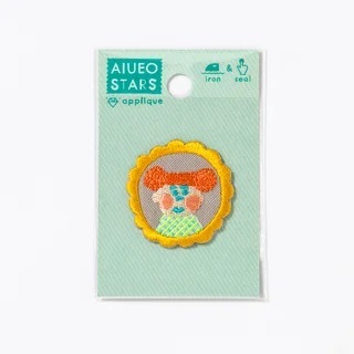 AIUEO STARS 燙貼/ marumado YE / AIUEO / JAPAN