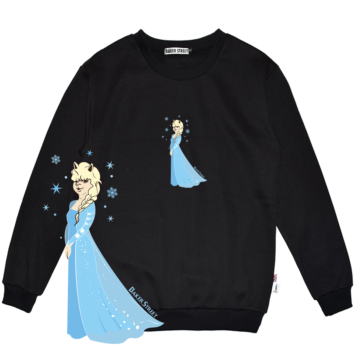 Frozen Alpaca 冰雪駝 高磅數長袖圓T