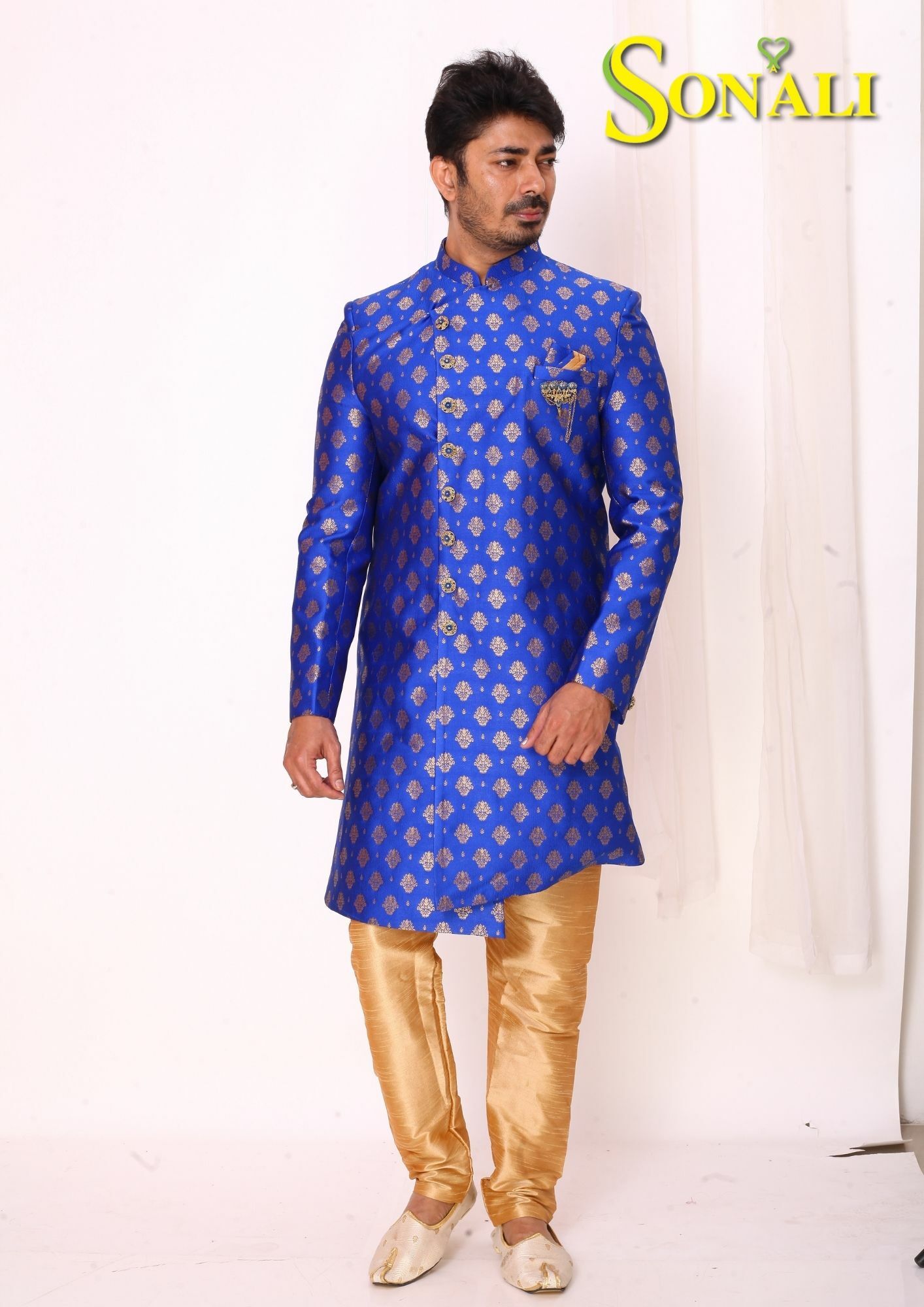 Men's Wear Royal Blue Full Suit Groom High Quality Exclusive Collection A0046E