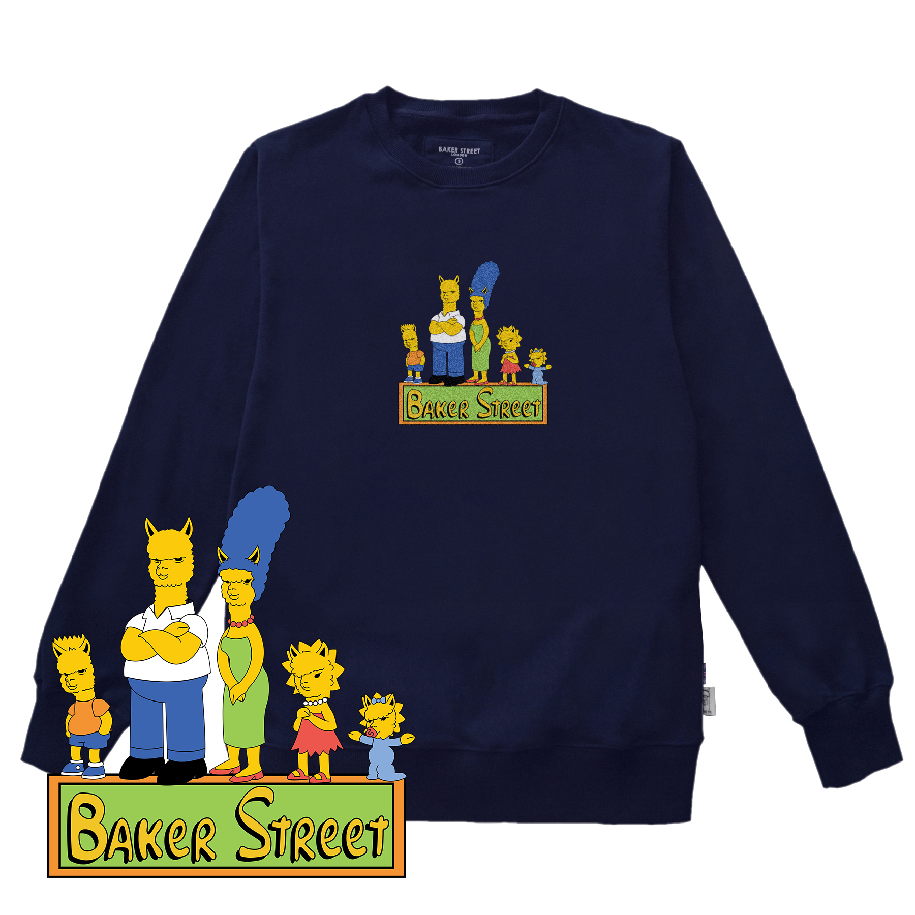 Simpacas 辛普駝家庭 高磅數長袖圓T