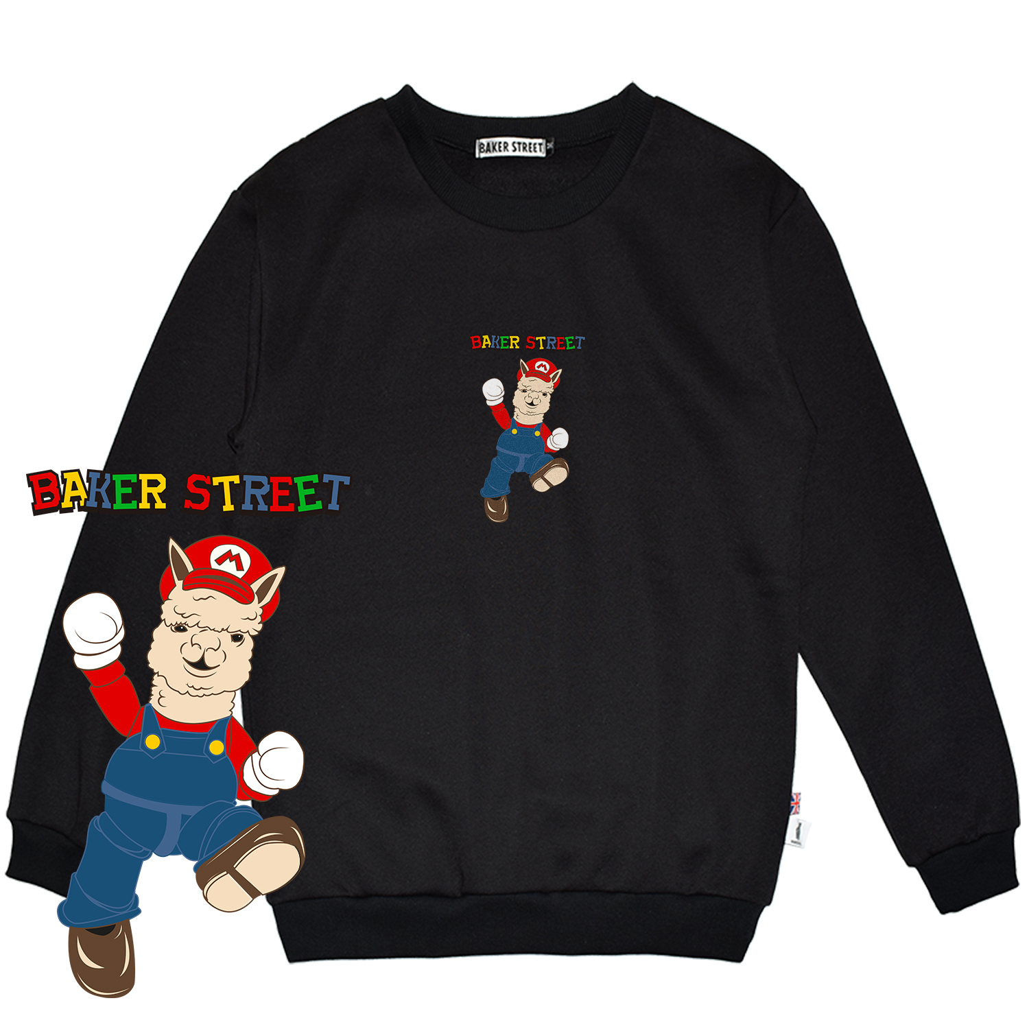 Mushroom paca 駝力歐 高磅數長袖圓T