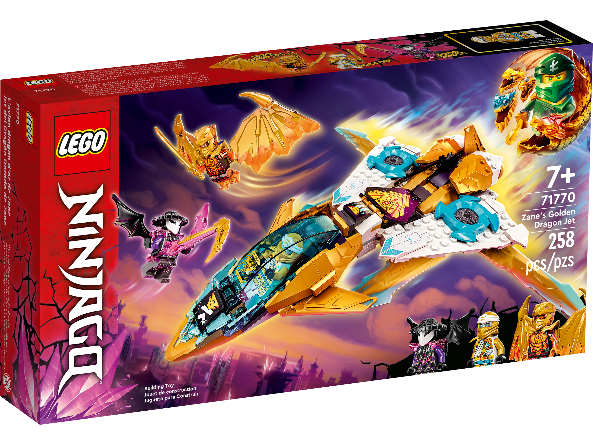 LEGO 71770 Zane's Golden Dragon Jet - Zane 的金龍噴氣機 (Ninjago)