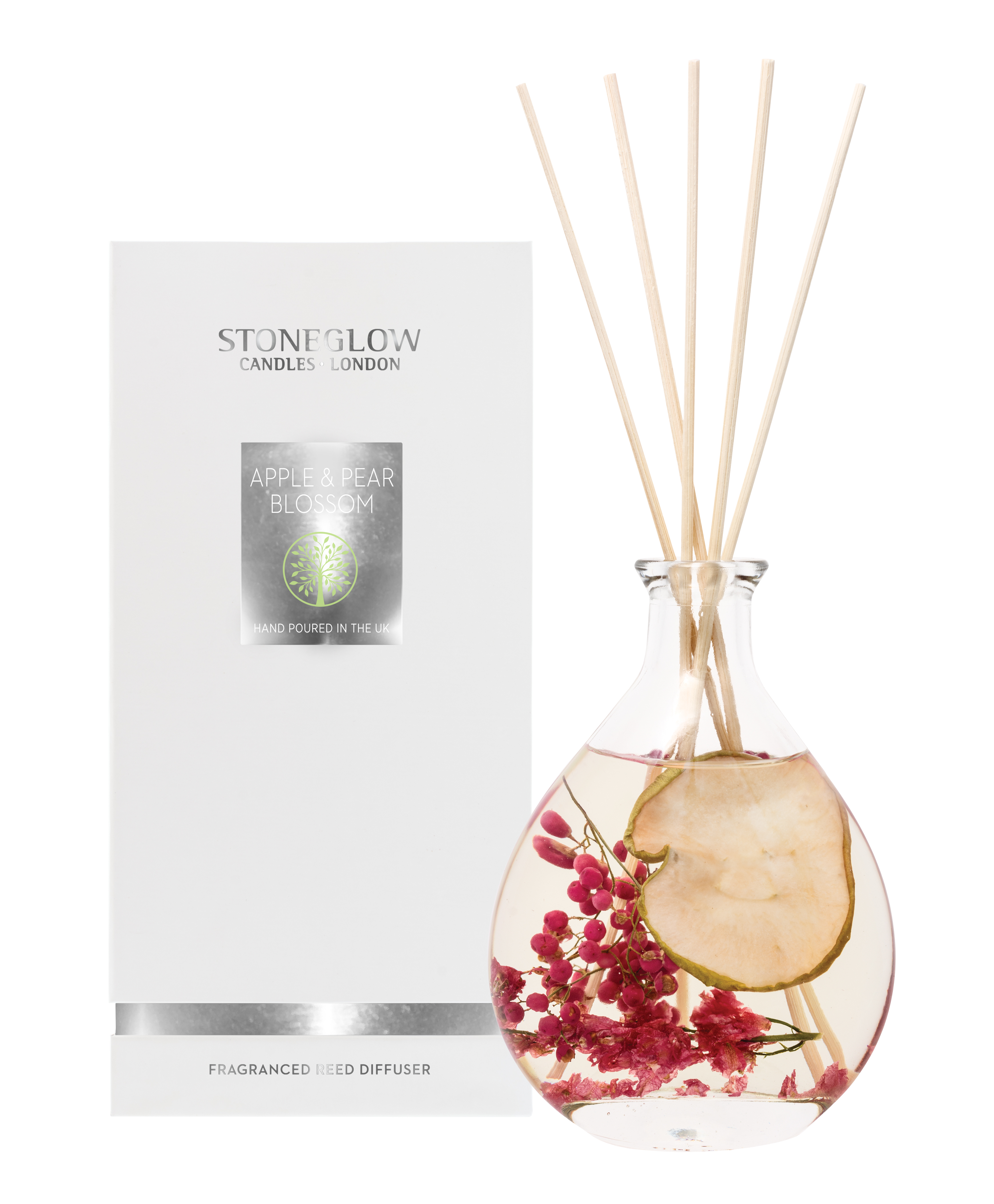 STONEGLOW NATURE'S GIFT - APPLE & PEAR BLOSSOM - REED DIFFUSER 180ML