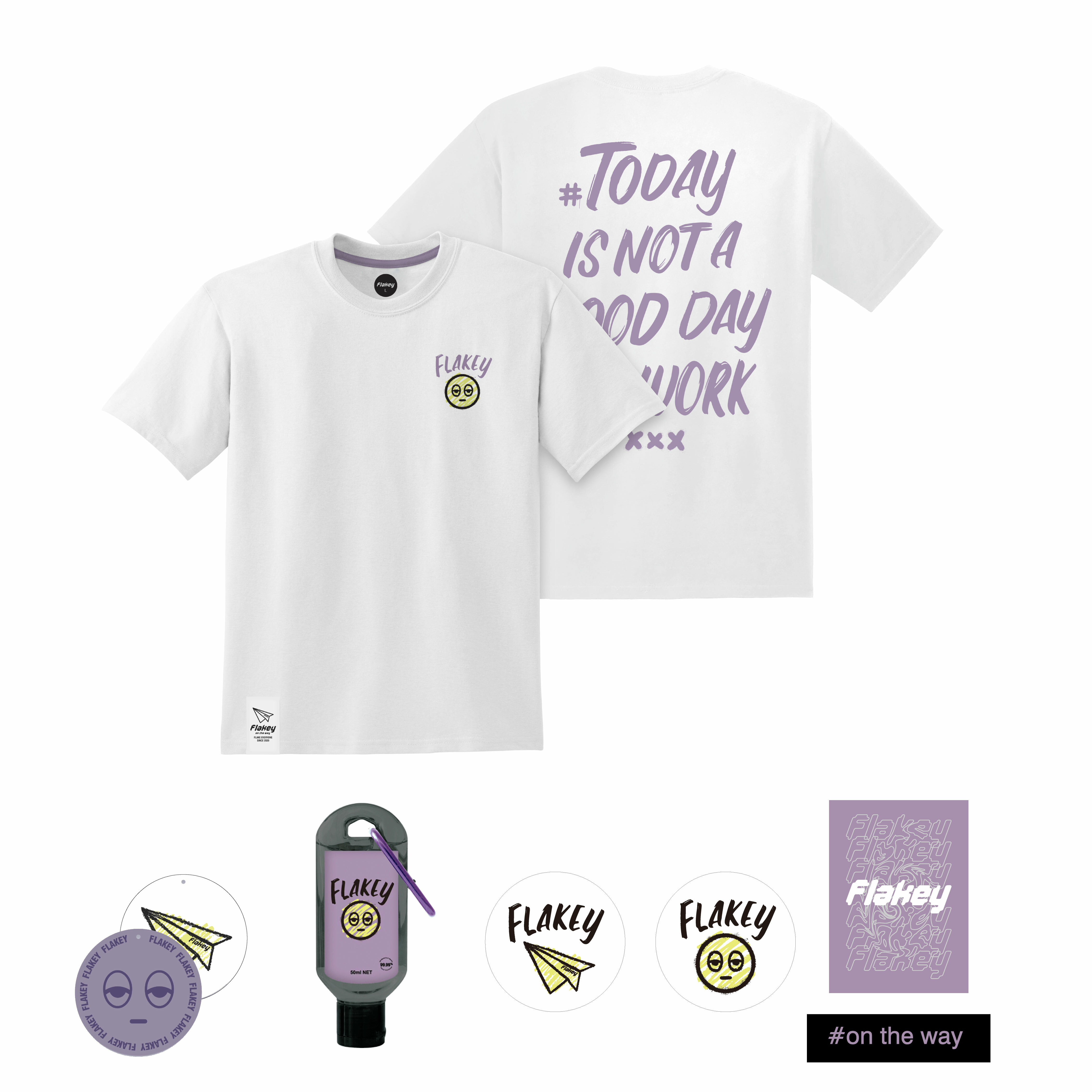 NOT A GOOD DAY Tee ( 白 : Basic Cut )