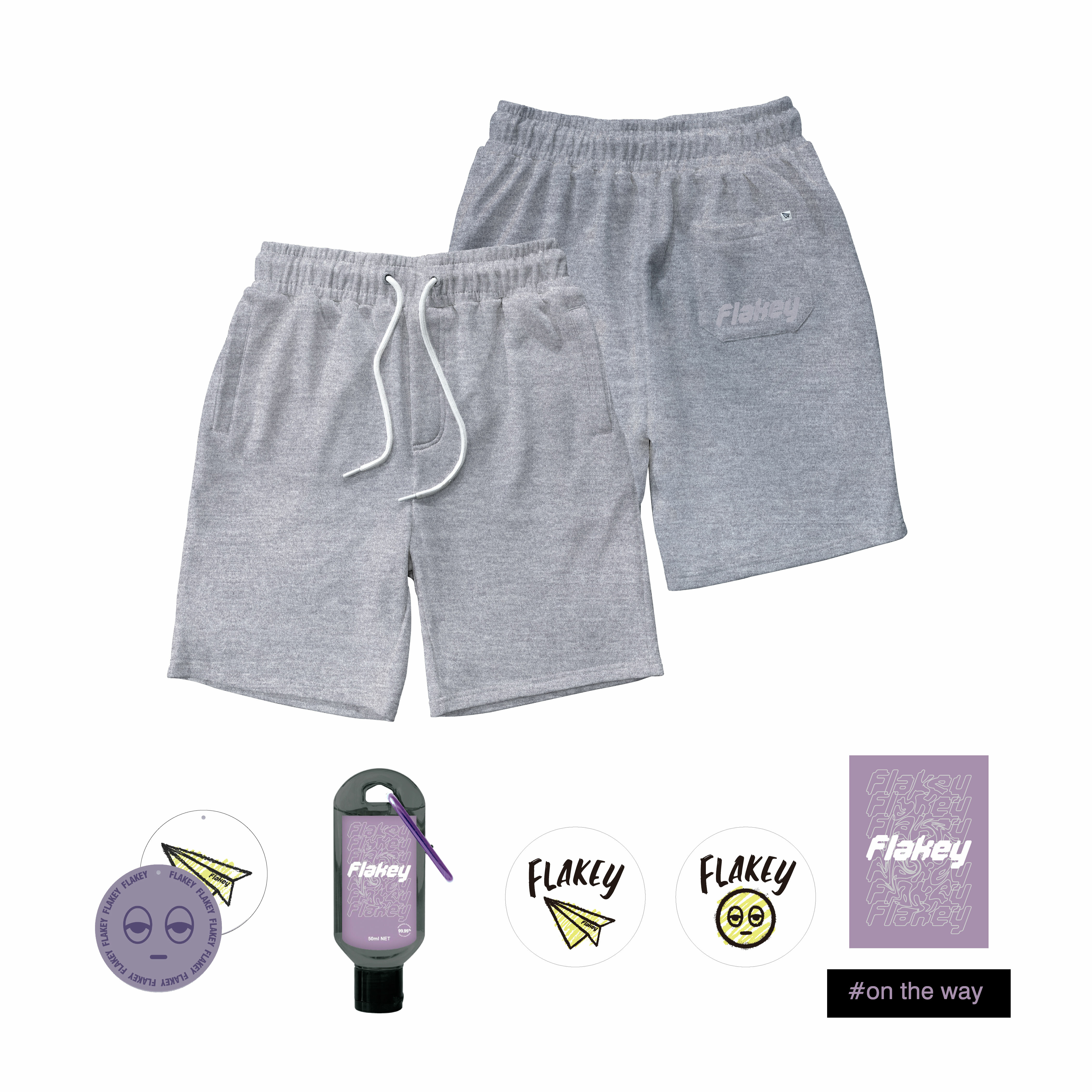 Magick LOGO 短褲 ( 灰 : Basic Cut )