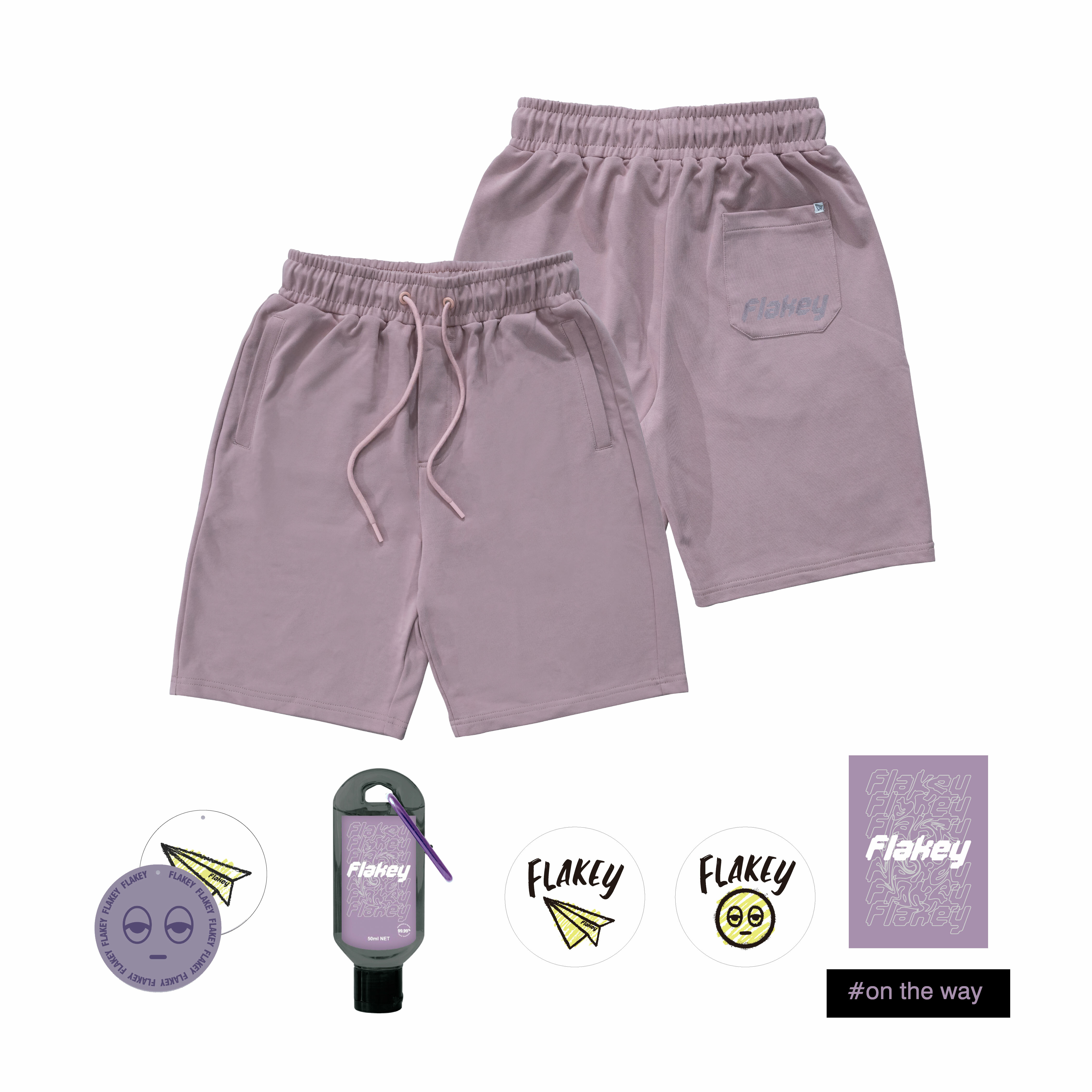 Magick LOGO 短褲 ( 紫 : Basic Cut )