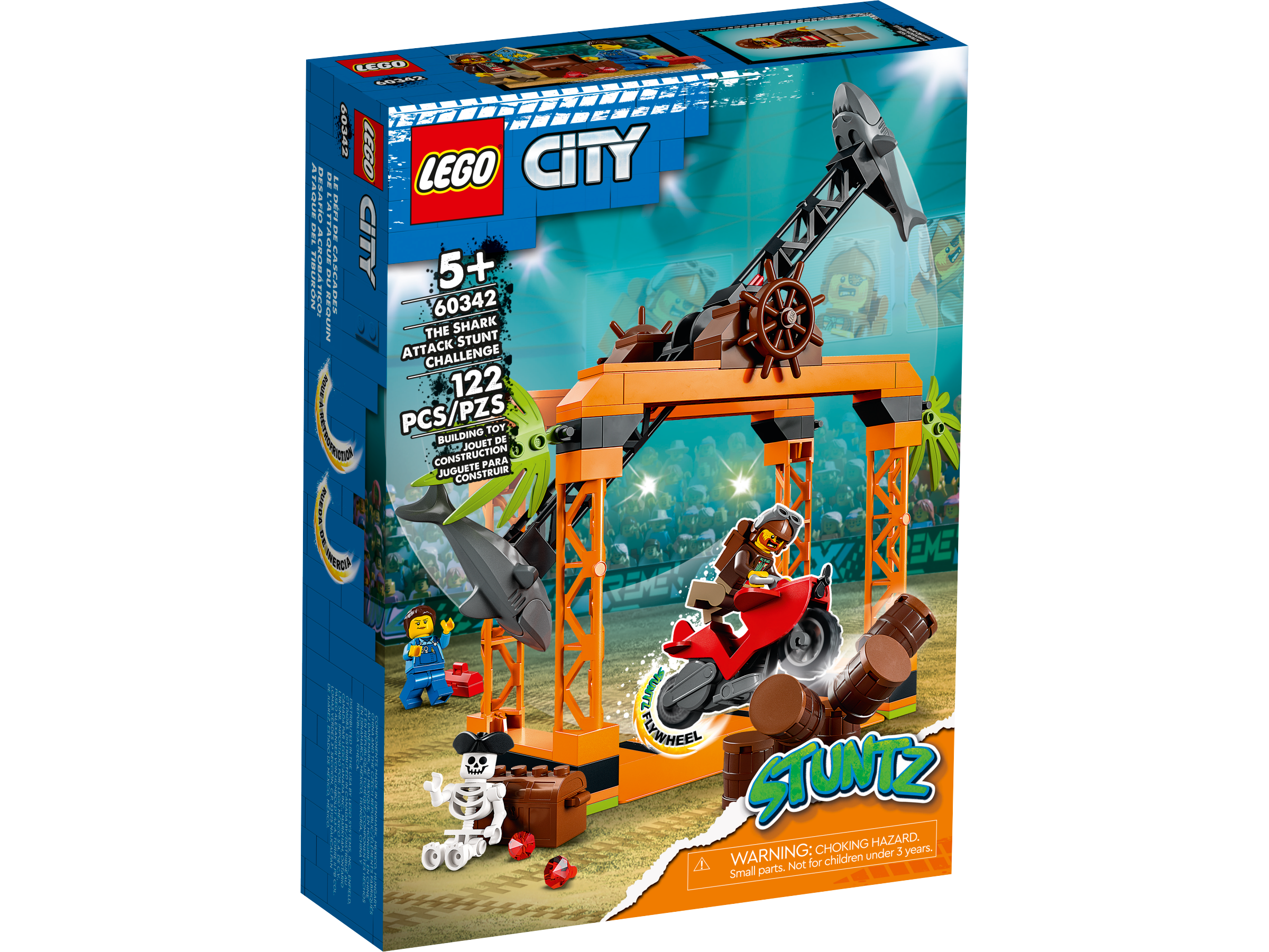 LEGO 60342 The Shark Attack Stunt Challenge 鯊魚攻擊特技挑戰 (City)