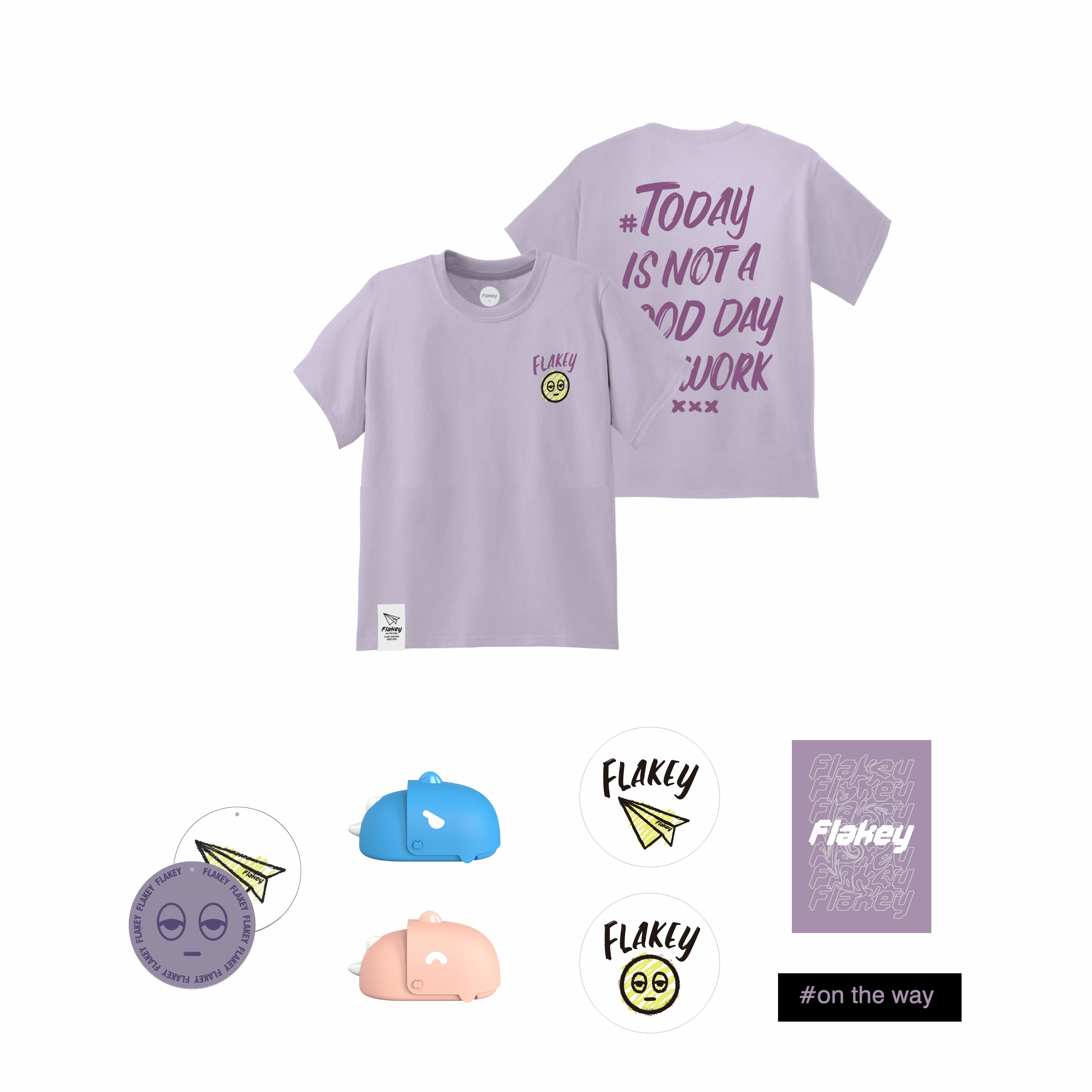 NOT A GOOD DAY Tee ( 紫 : Kids Size 120 -140 )