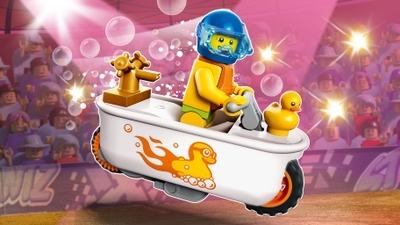 LEGO 60333 Bathtub Stunt Bike 澡盆特技單車 (City)