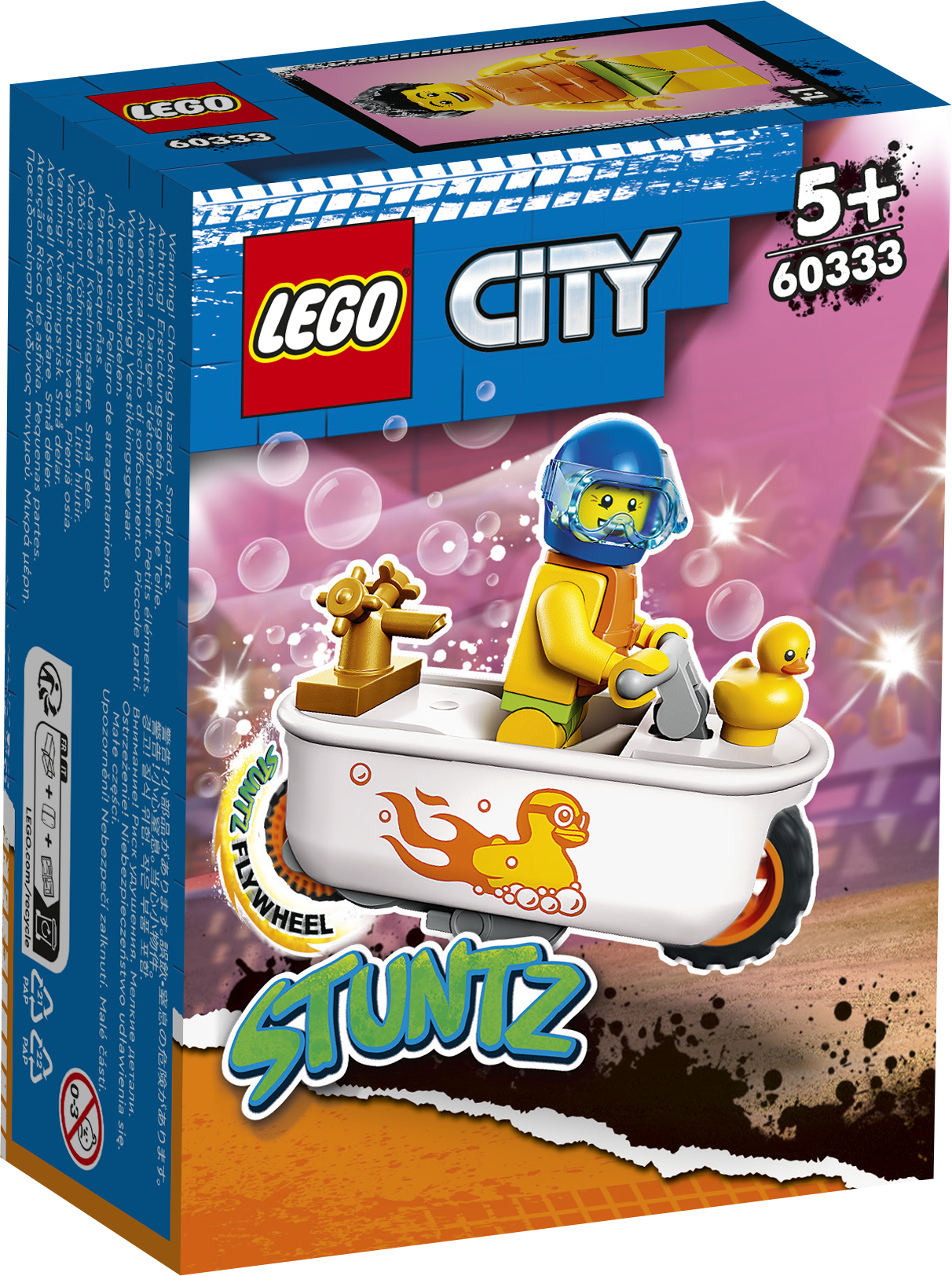 LEGO 60333 Bathtub Stunt Bike 澡盆特技單車 (City)