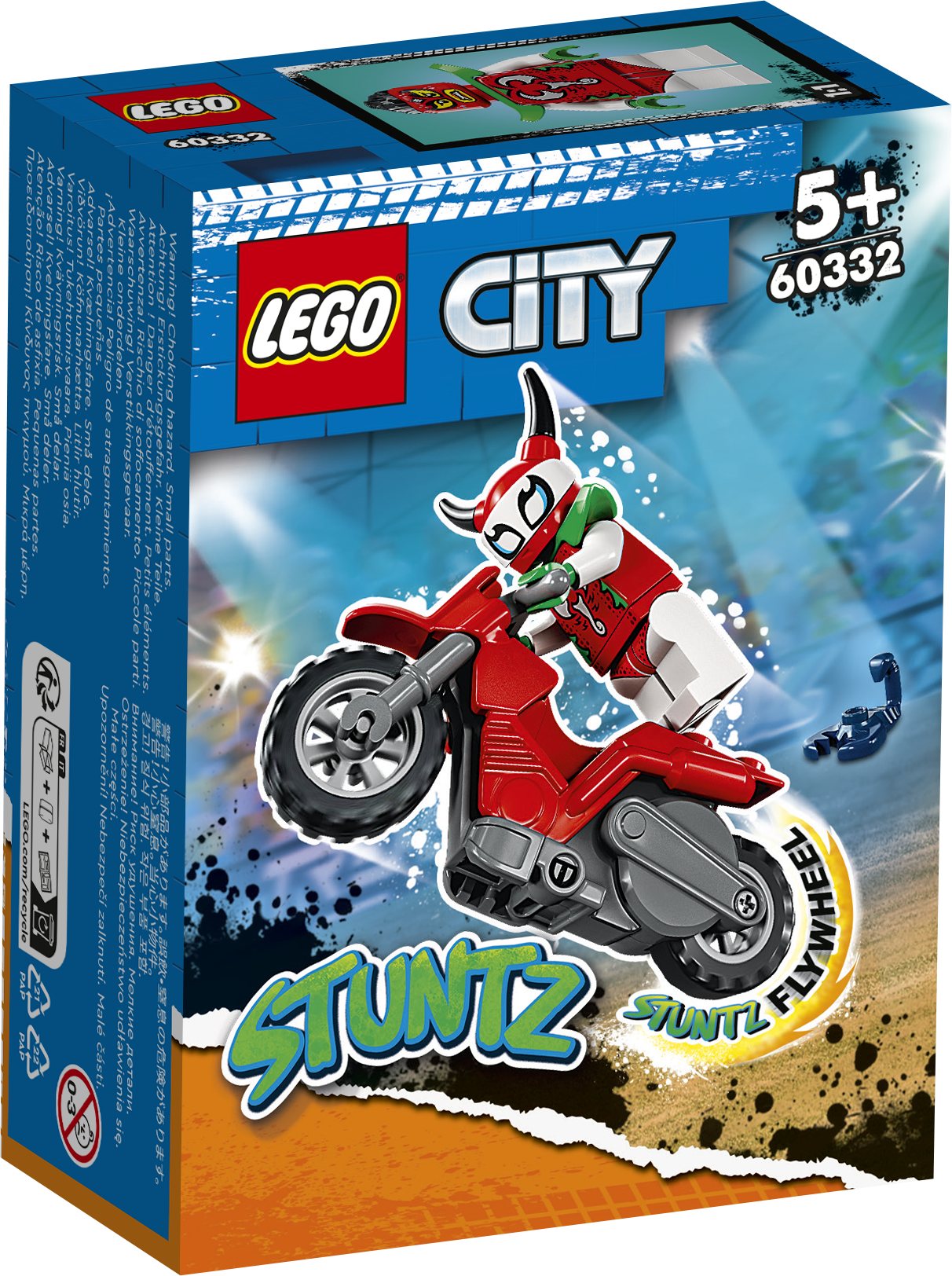 LEGO 60332 Reckless Scorpion Stunt Bike 狂野蠍子特技單車 (City)