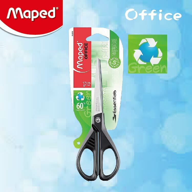 Maped 17cm環保剪刀 (黑色)