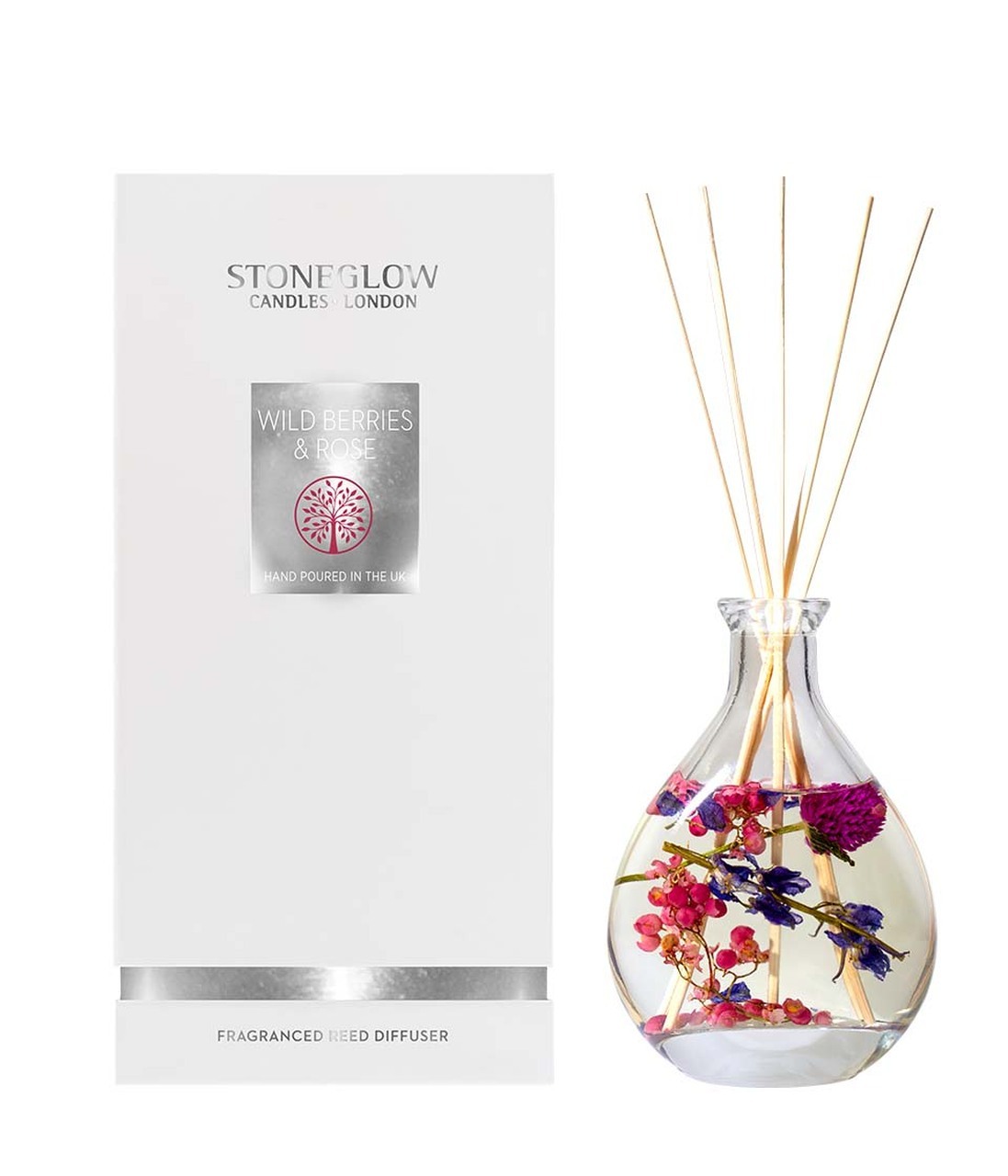 STONEGLOW NATURE'S GIFT - WILD BERRIES & ROSE - REED DIFFUSER 180ML