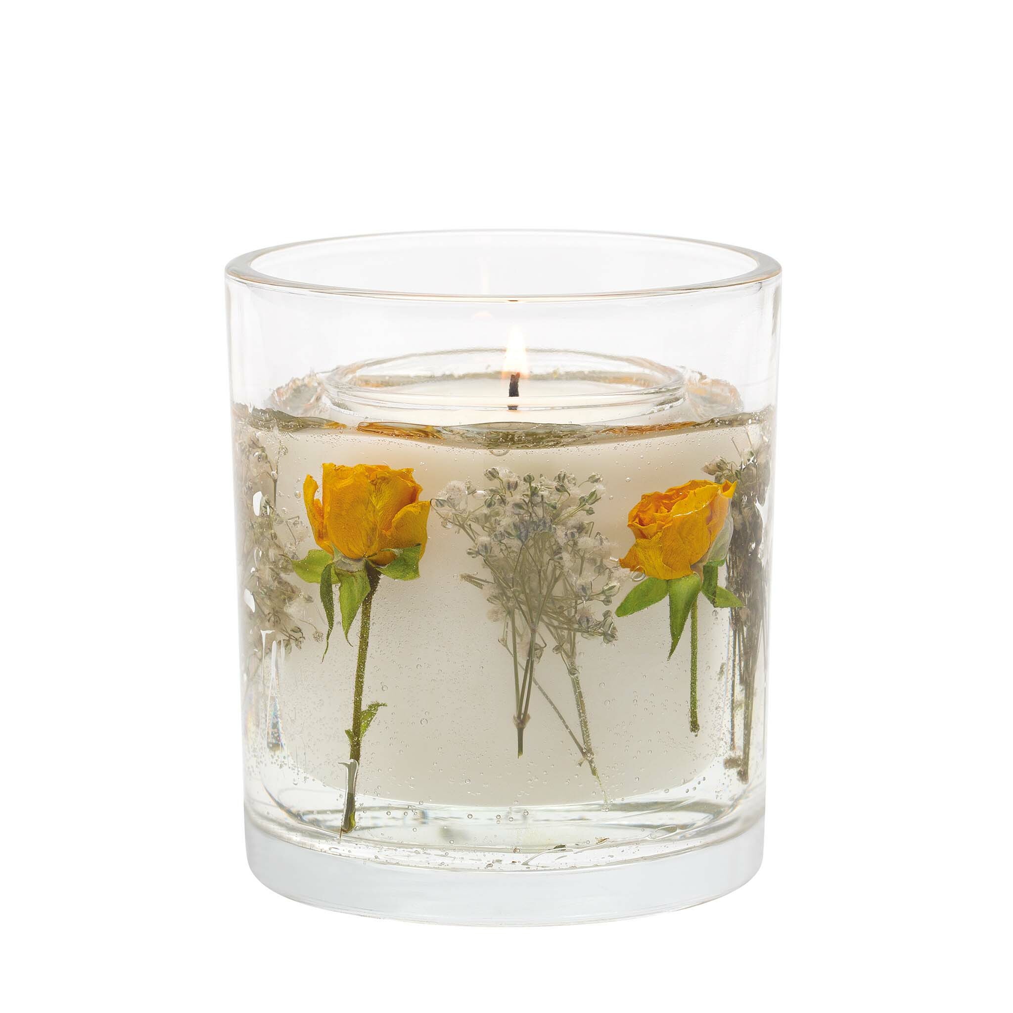 STONEGLOW NATURE'S GIFT - YELLOW TEA ROSE - GEL TUMBLER