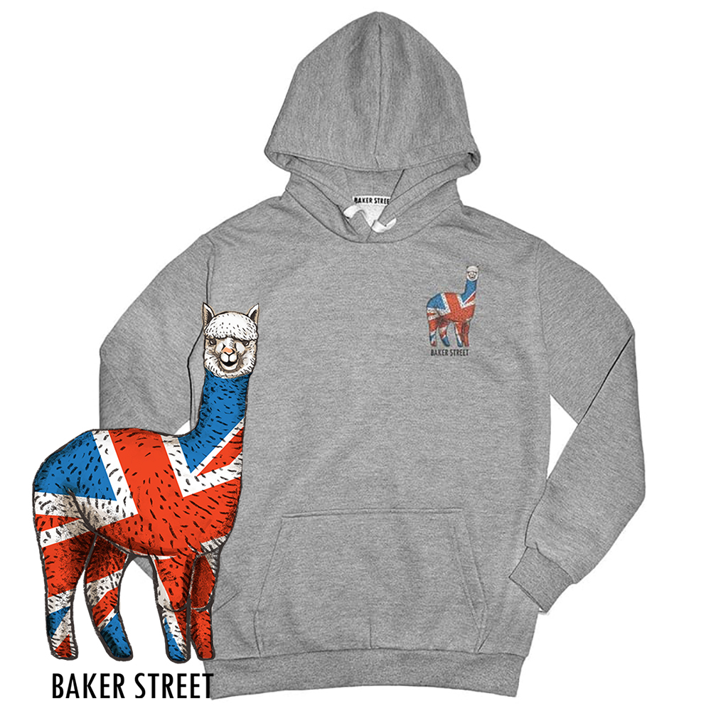 Little Stamp:British Alpaca 高磅數長袖帽T