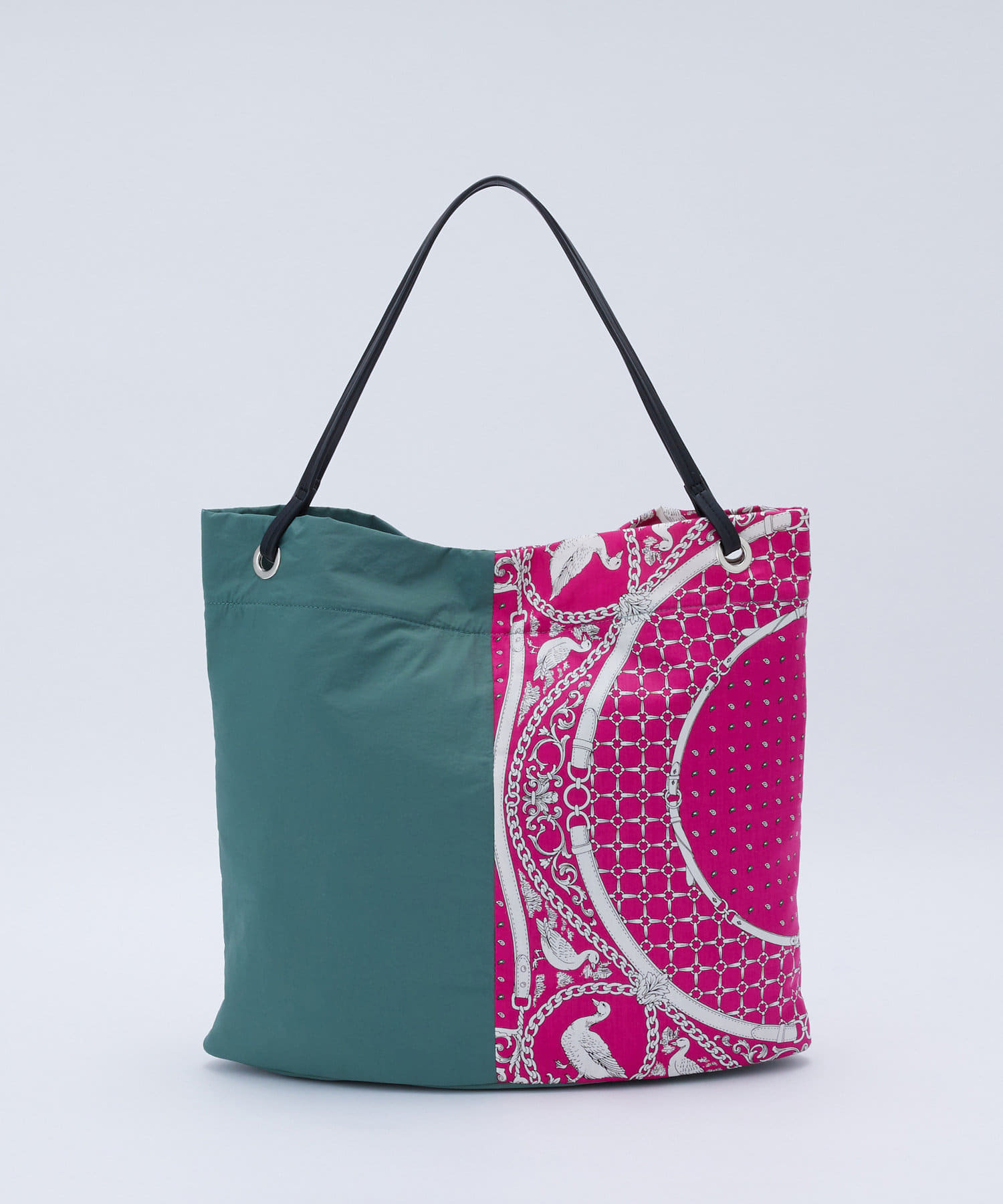 <韓國代購> DAILY RUSSET SWITCHING SCARF TOTE BAG