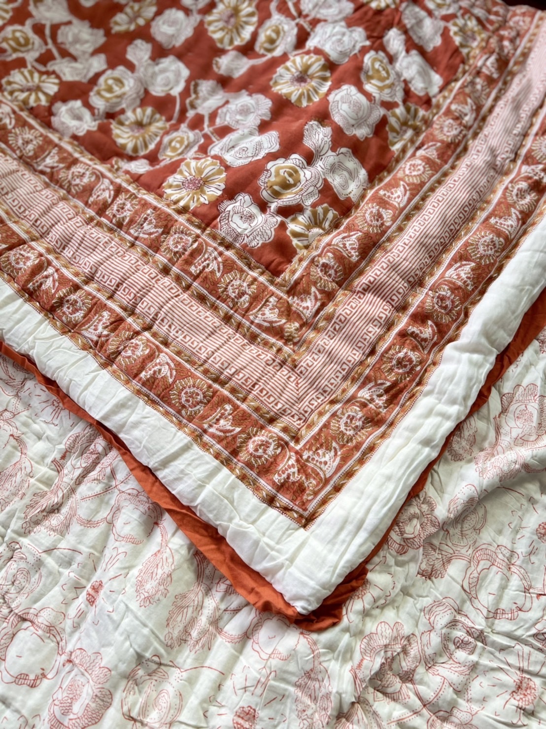 Daisy 珊瑚粉 純棉嬰兒薄被