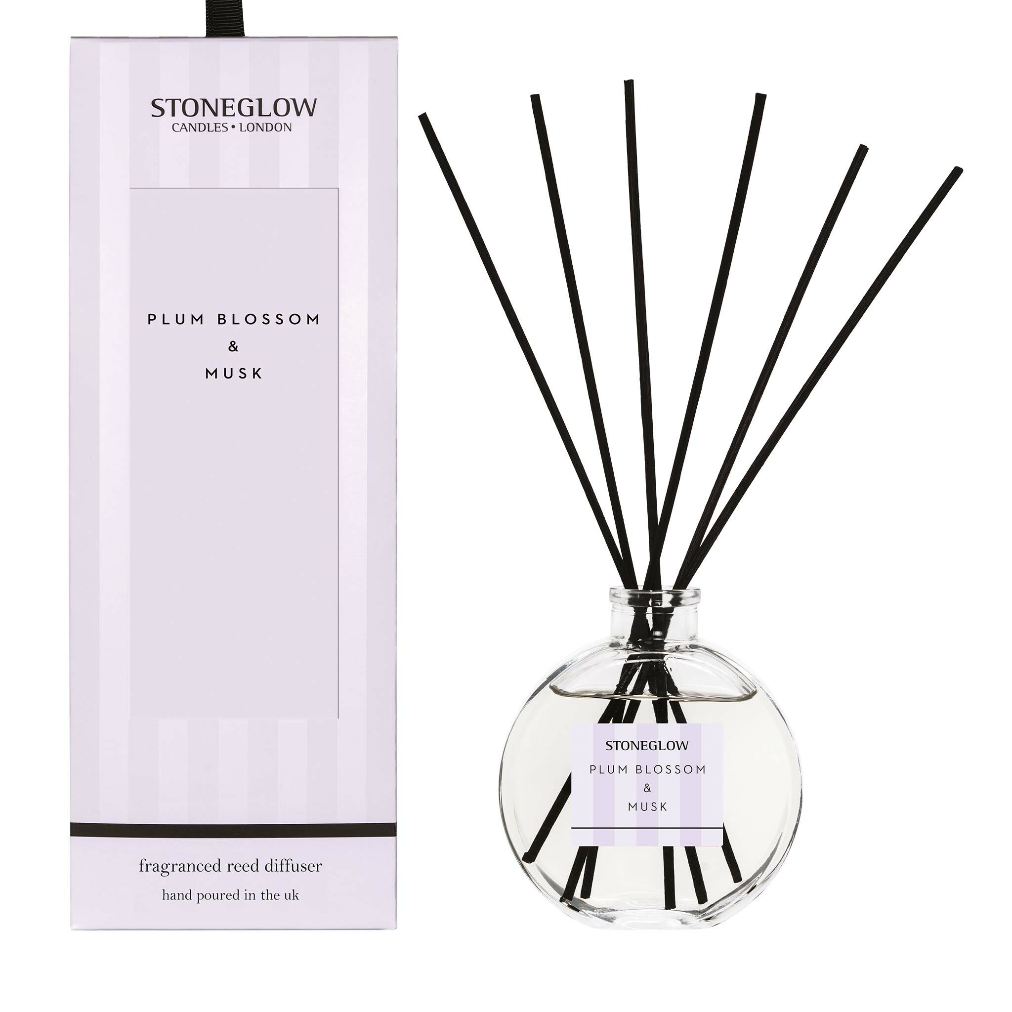 STONEGLOW MODERN CLASSICS - PLUM BLOSSOM & MUSK - REED DIFFUSER 120ML