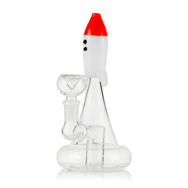 BLAST OFF ROCKET BONG 7.5" BY HEMPER