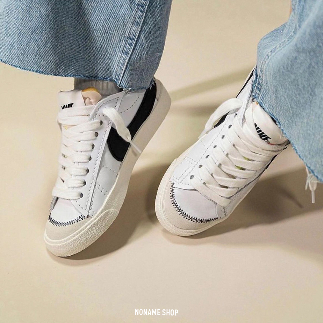 NIKE Blazer Low 77  Jumbo 黑白 情侶