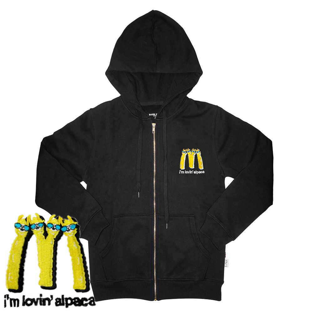 I'm Lovin' Alpaca 麥當駝 雙層貼合布外套