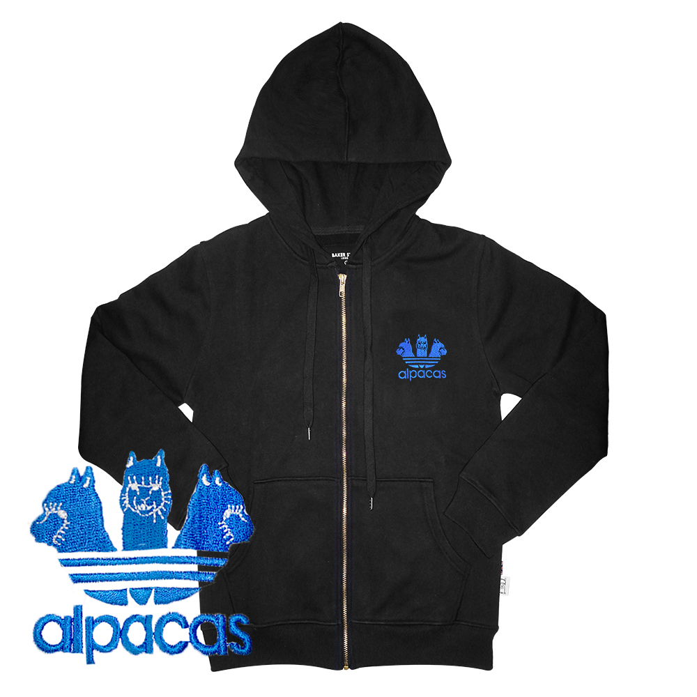 Alpacas Blue 愛迪駝(藍) 雙層貼合布外套