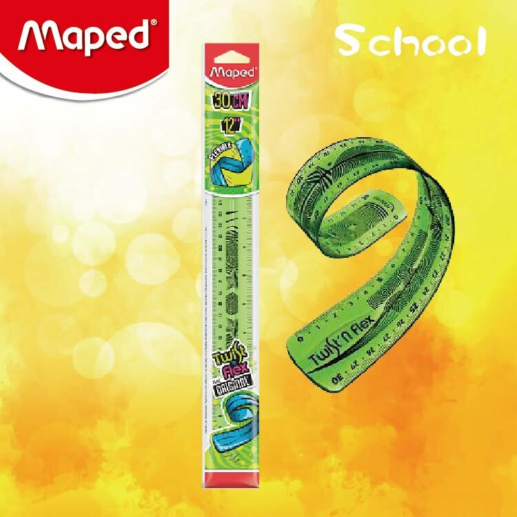 Maped 30cm Twist'n 不易斷間尺(綠色)